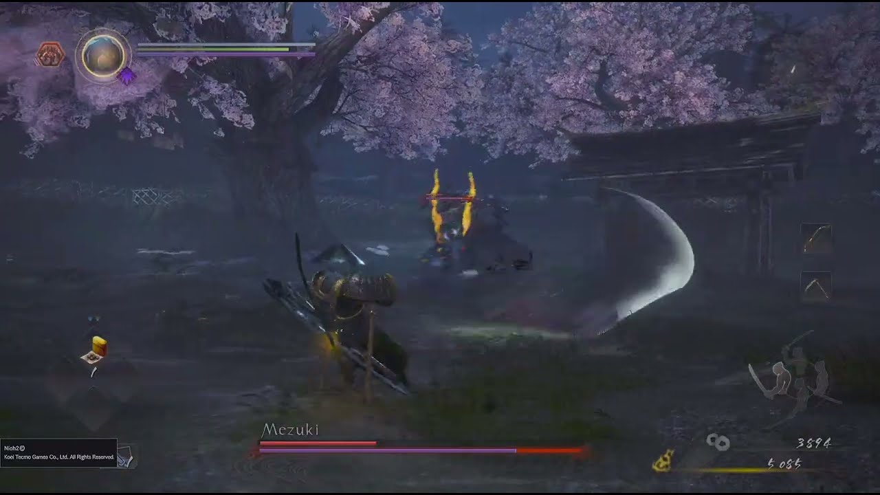 Nioh 2 - The Village of Cursed Blossom - Mezuki