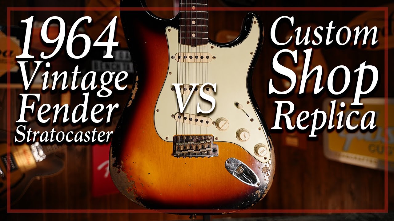 Genuine Vintage Fender 1964 Stratocaster vs Custom Shop Replica | Is Vintage Really Worth It?