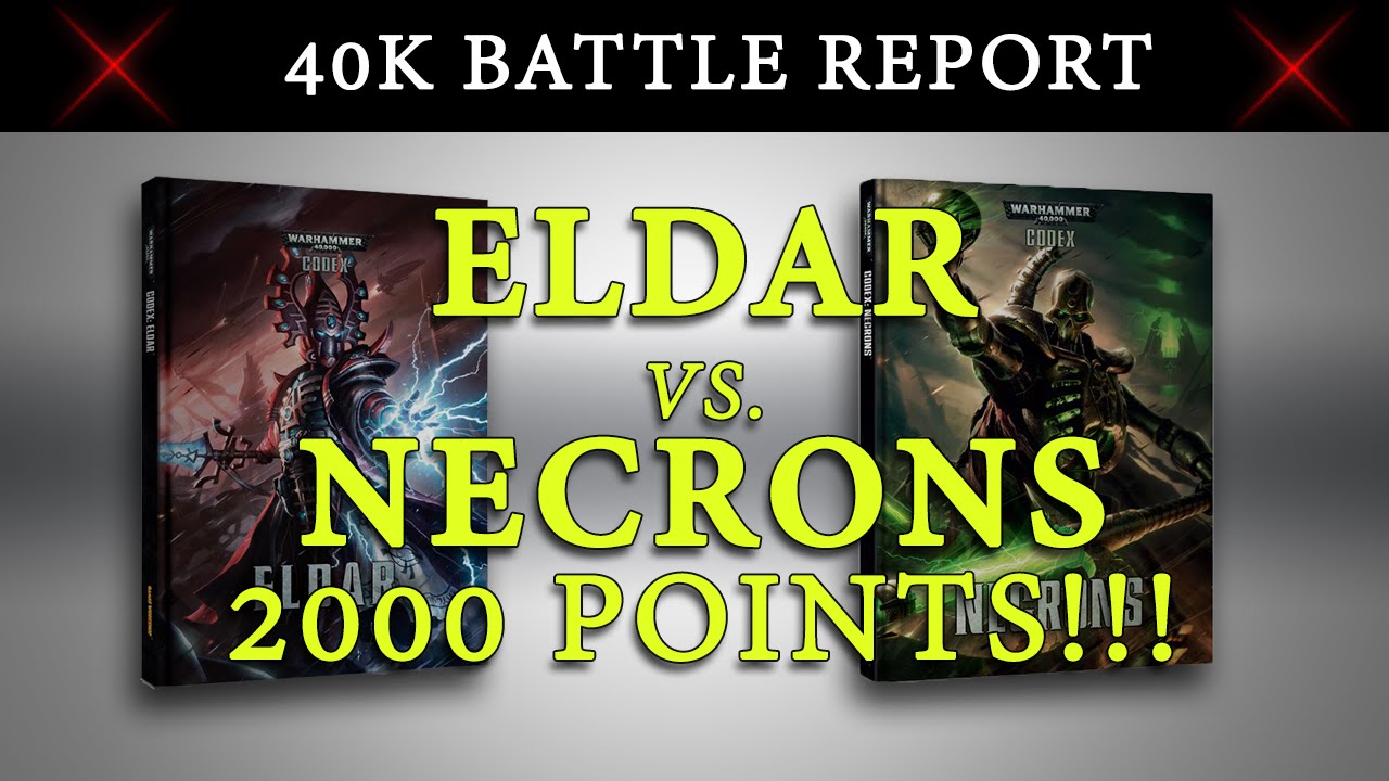 Eldar Vs. NEW Necrons 2000 points 7th Edition Bat Rep