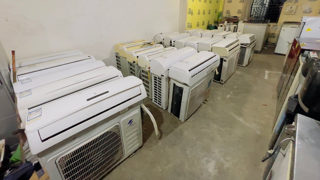 জাহাজের এসি পাইকারি দামে😱😯#ac #fridge #washingmachine #shipbreaking #bhatiary #chittagong