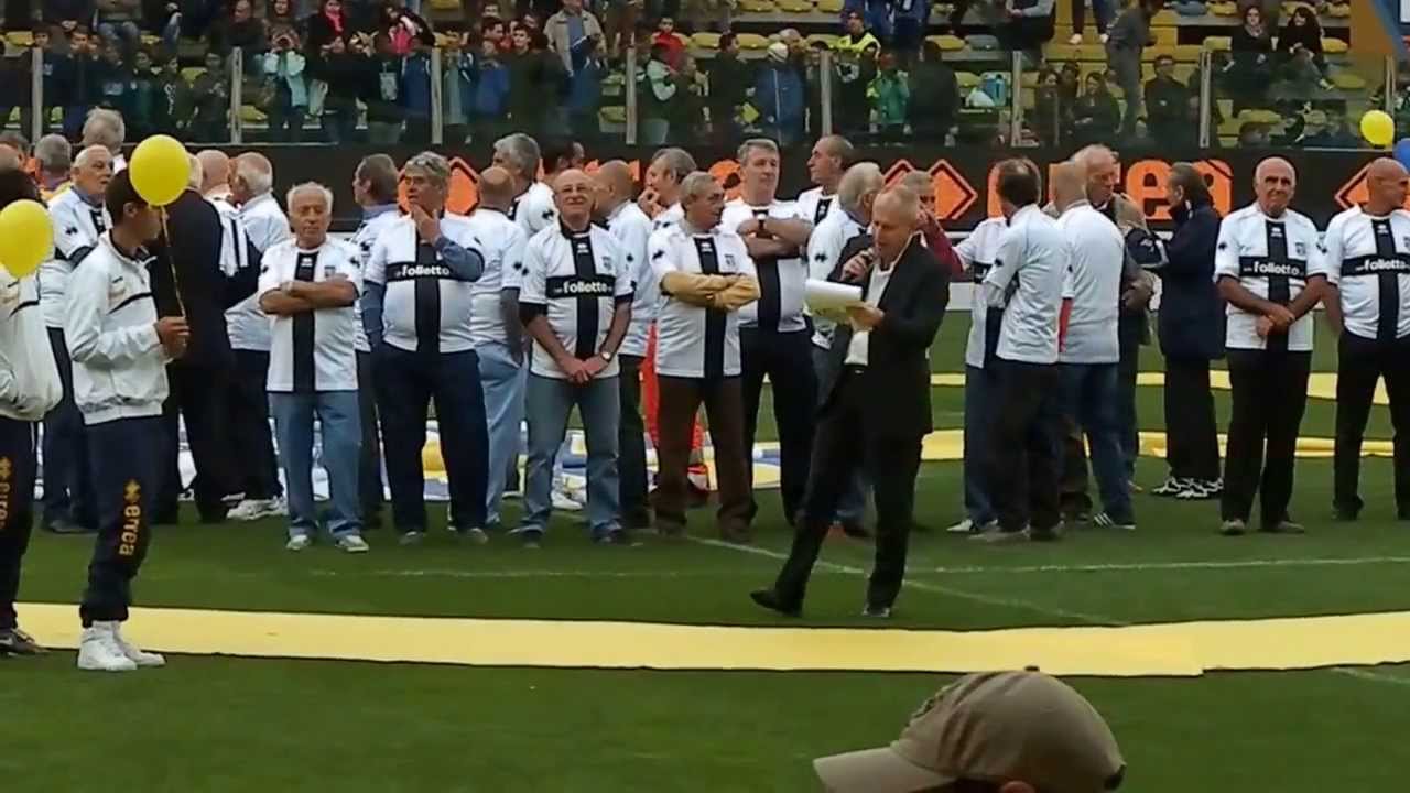 Festa centenario Parma FC Squadra Crociata