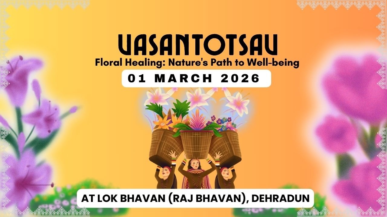 Vasantotsav-2026 at Lok Bhavan, Dehradun, Uttarakhand. Day-3: 1st March 2026 (Sunday).