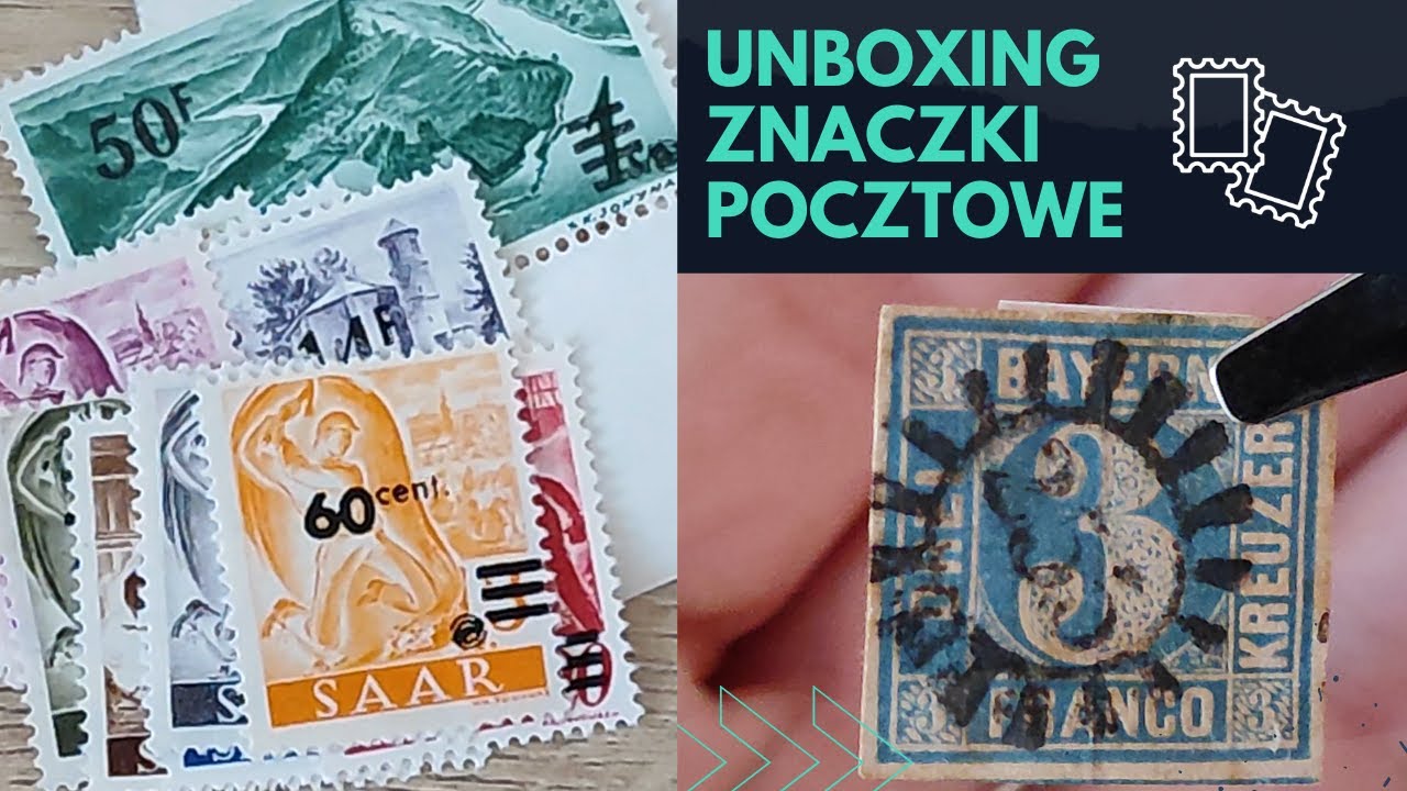 Unboxing - znaczki pocztowe