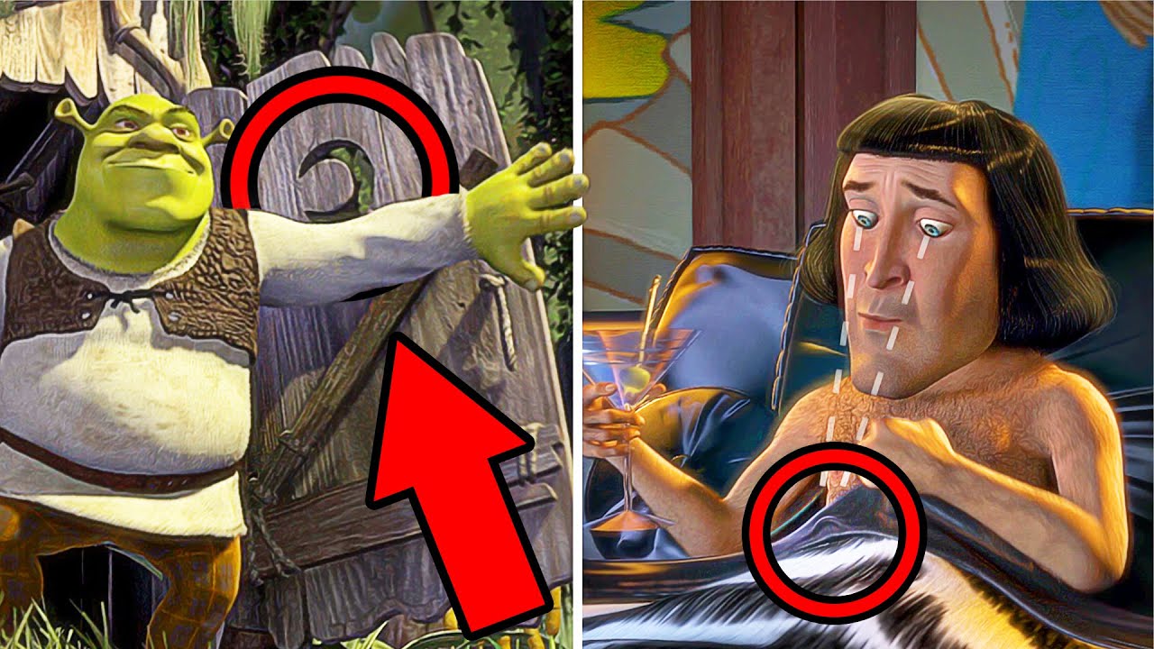 57 Detalles que sólo los ADULTOS notaron en SHREK
