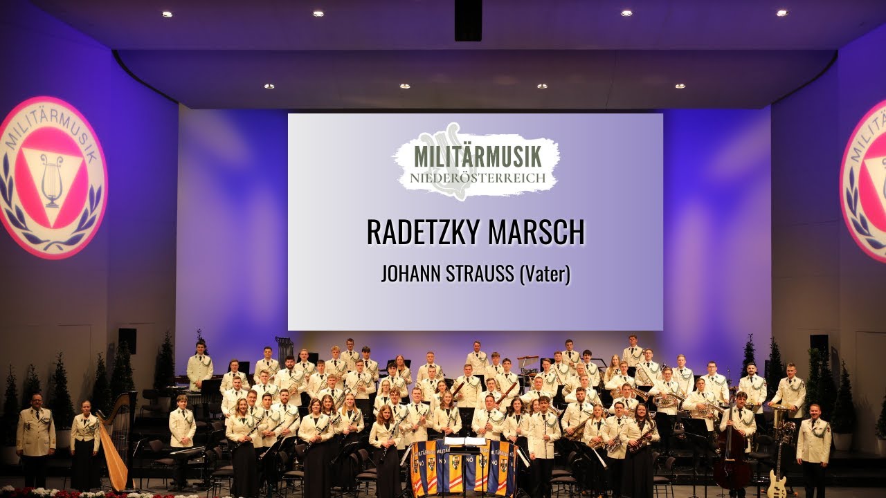 Radetzky Marsch (Johann Strauss) - Militärmusik Niederösterreich