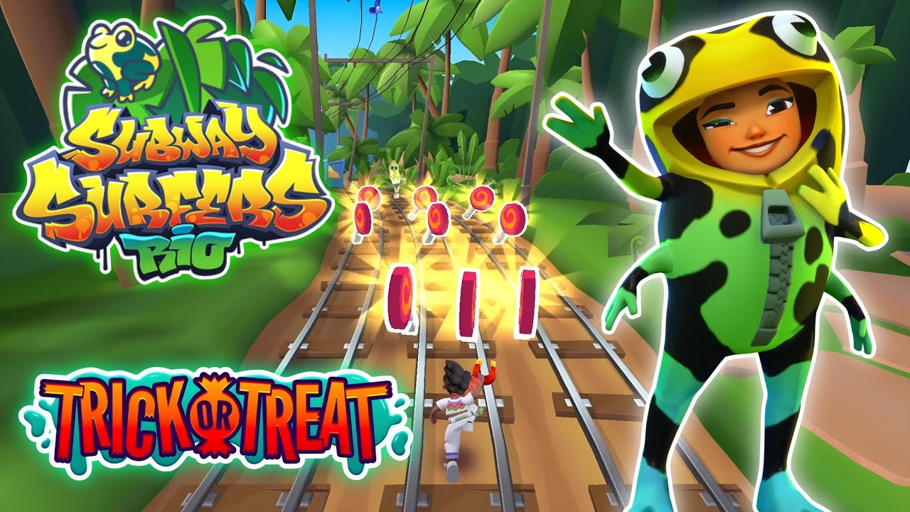 SUBWAY SURFERS TRICK OR TREAT 🍬🍭SUBWAY SURFERS TRICK OR TREAT IN RIO 2023 🌿🐸🇧🇷
