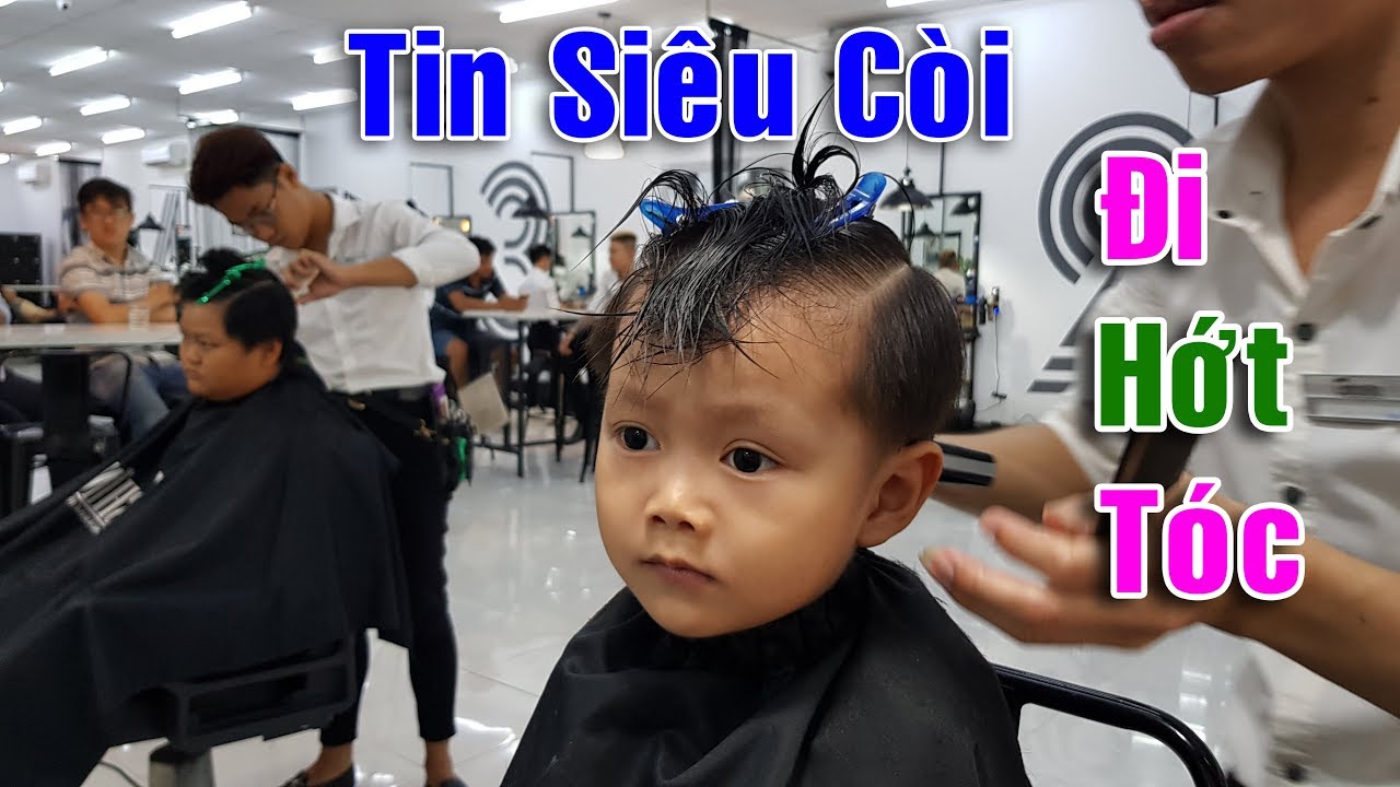 Tin Và Anh Hai Đi Hớt Tóc Ở 30Shine ❤ Quả Đầu Nấm Của Tin Siêu Còi ❤