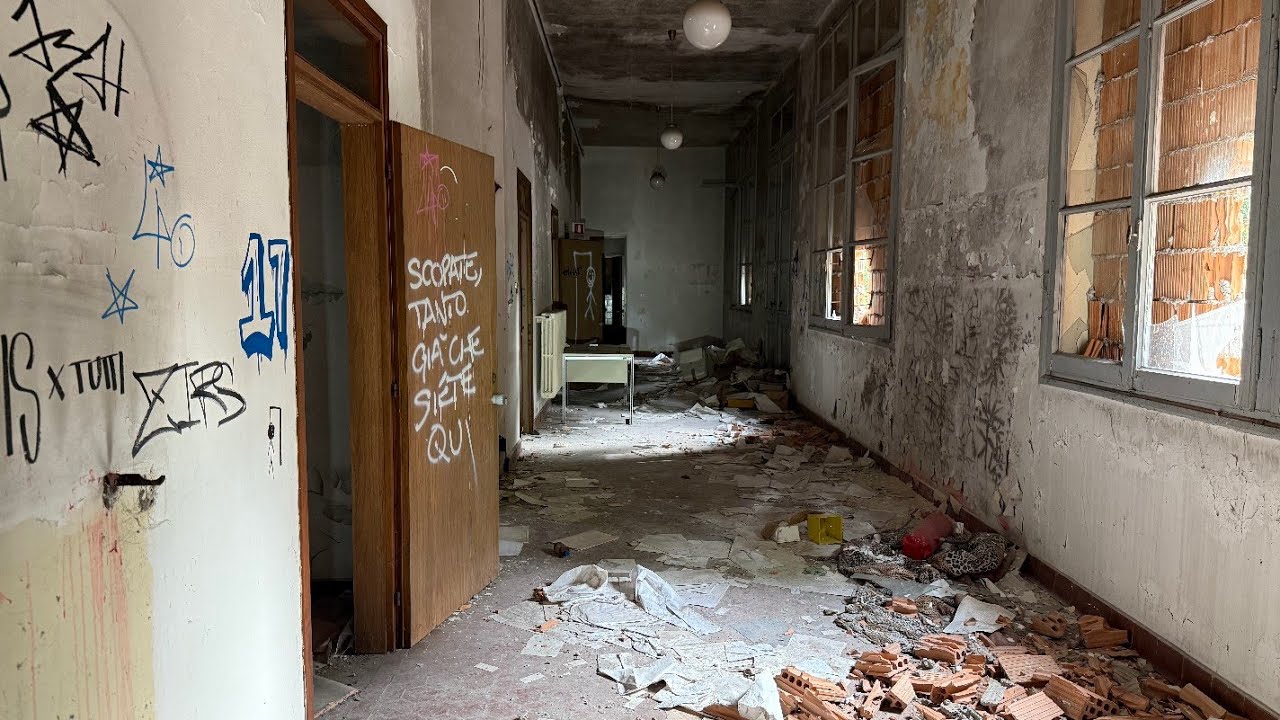 Entriamo nell’ospedale🏥psichiatrico abbandonato (seconda parte)