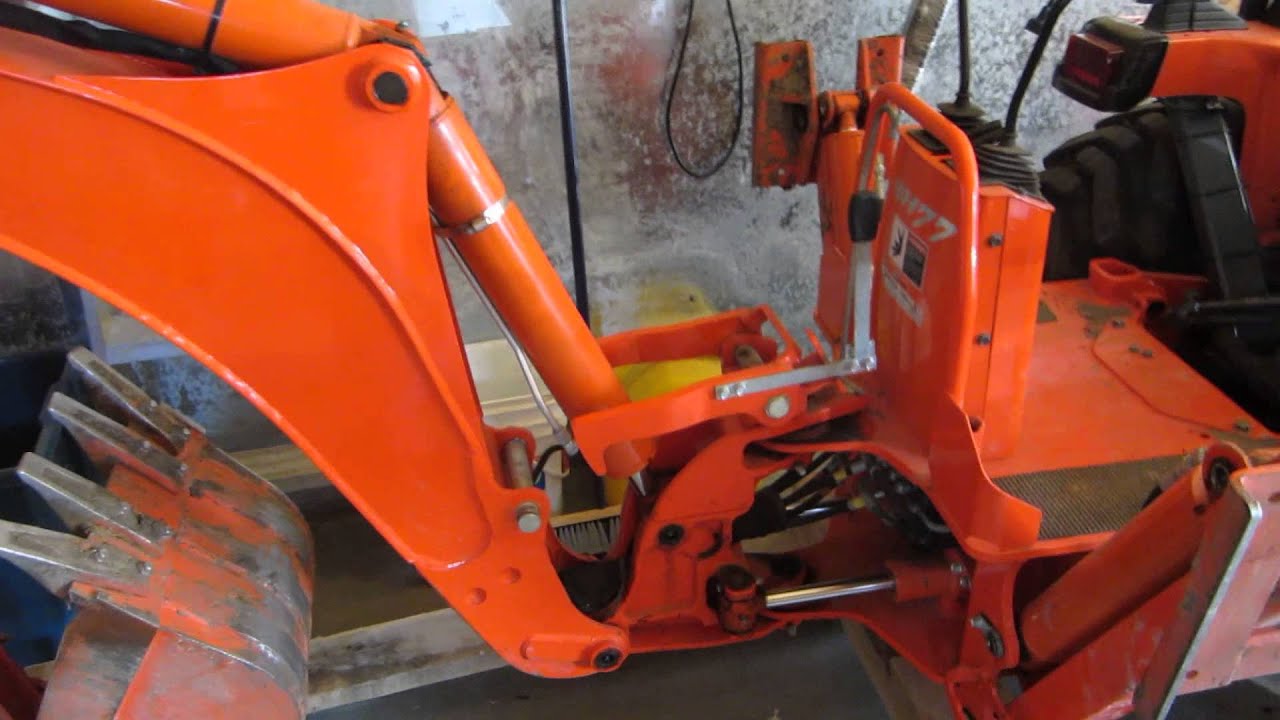 kubota bh77 dolly build