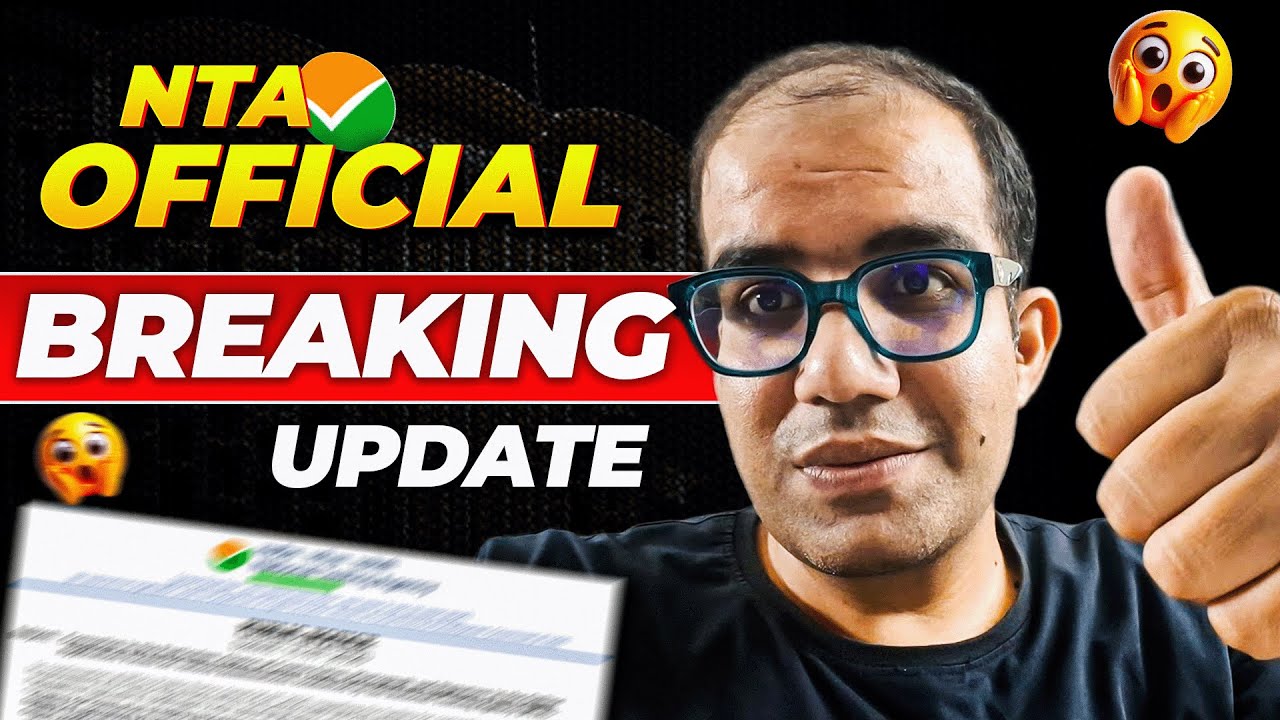 🔴 NTA Official BREAKING Update 😱 | 75 % Criteria | Registration | Exam Dates | Vinay Shur Sir #nta