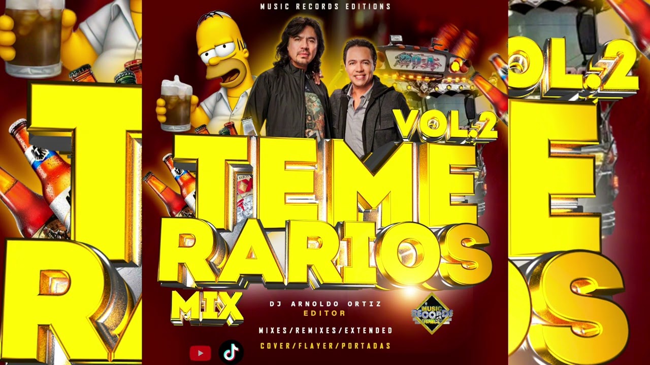 Temerarios Mix Vol.2 🍻 ((DjArnoldo El Salvador)) 🍻 ((Bolitos Mix))