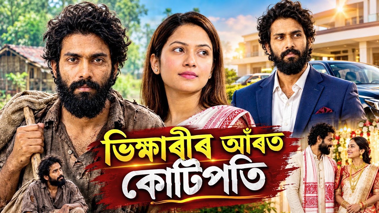 ভিক্ষাৰীৰ আঁৰত কোটিপতি | বিয়াৰ পিছত ওলাল স্বামীৰ আচল পৰিচয় | Assamese Short Film 2026