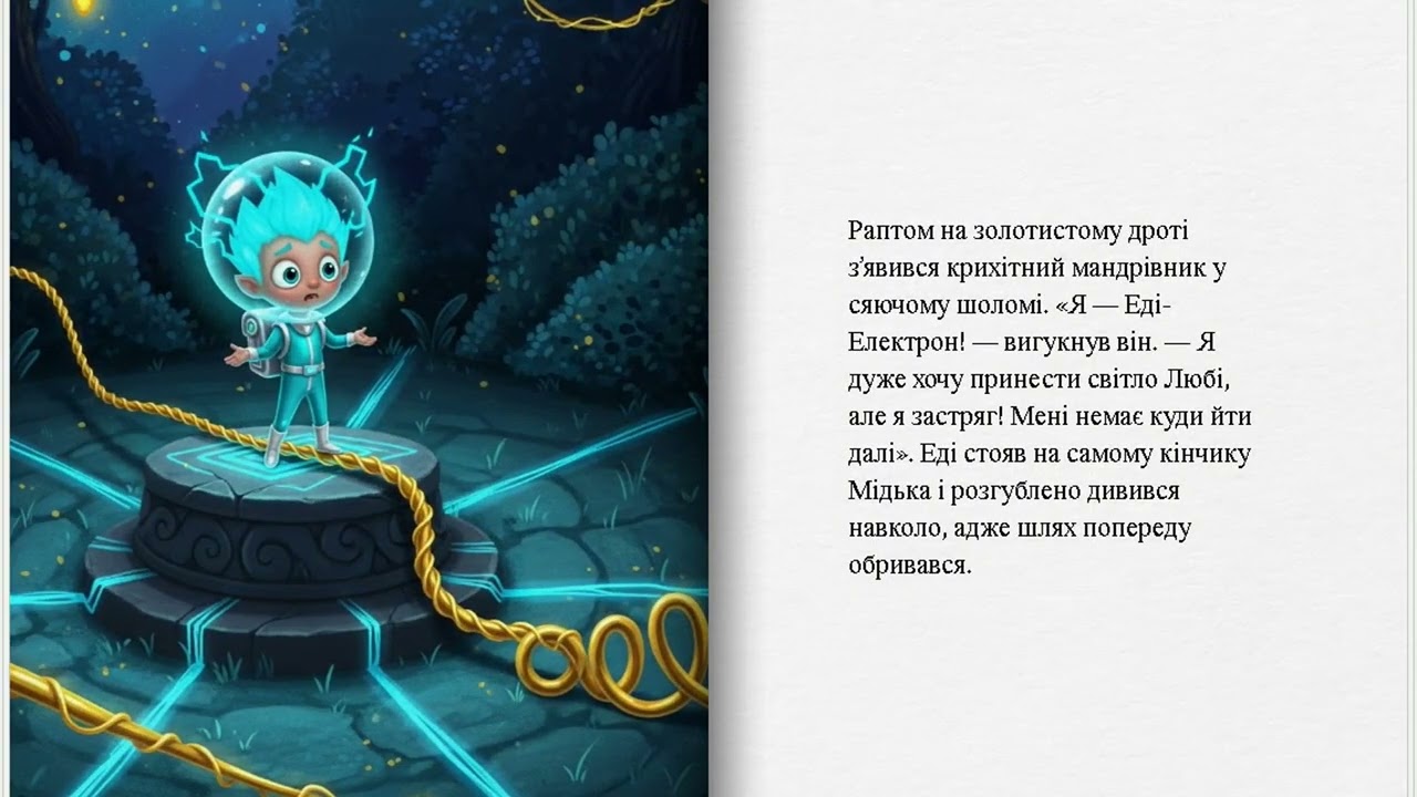 Еді та секрет замкненого кола UKRAINIAN дитяча історія наукові розваги для дітей