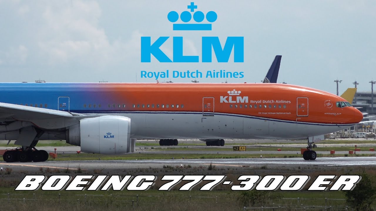 KLM Boeing 777-300ER PH-BVA Takeoff from Narita 16R