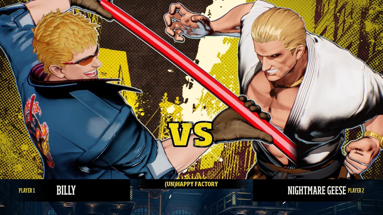 FATAL FURY City of the Wolves – Billy Kane VS Nightmare Geese