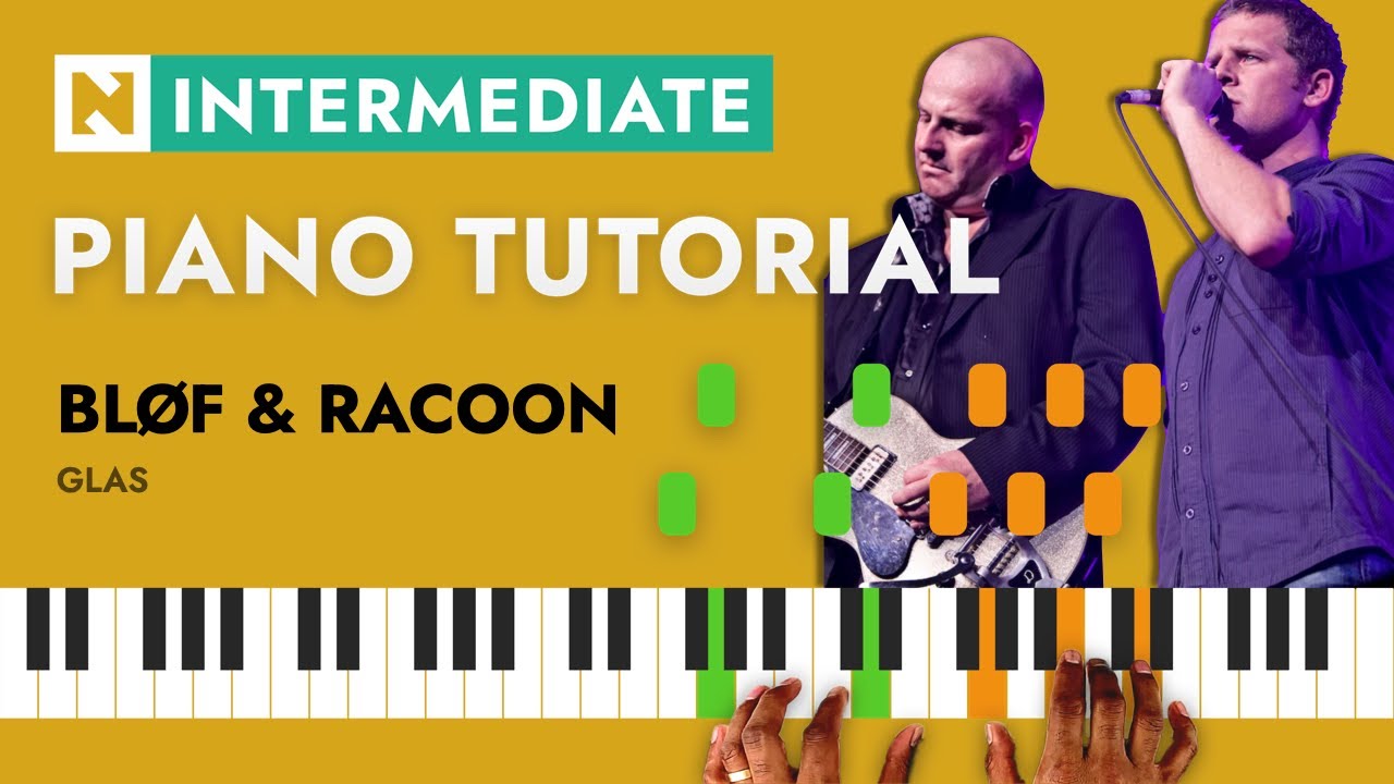BLØF & Racoon  - Glas | Intermediate Pianoversie + Video
