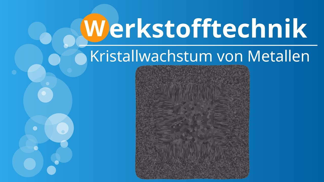 Kristallwachstum von Metallen während der Erstarrung (polygonal & dendritisch)