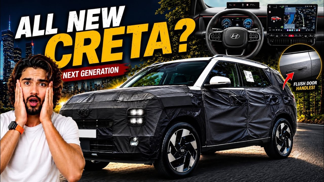 Hyundai Creta 2027 LEAKED 🔥 27 KMPL Mileage? Bigger, Smarter, & Hybrid? | Everything in Detailed