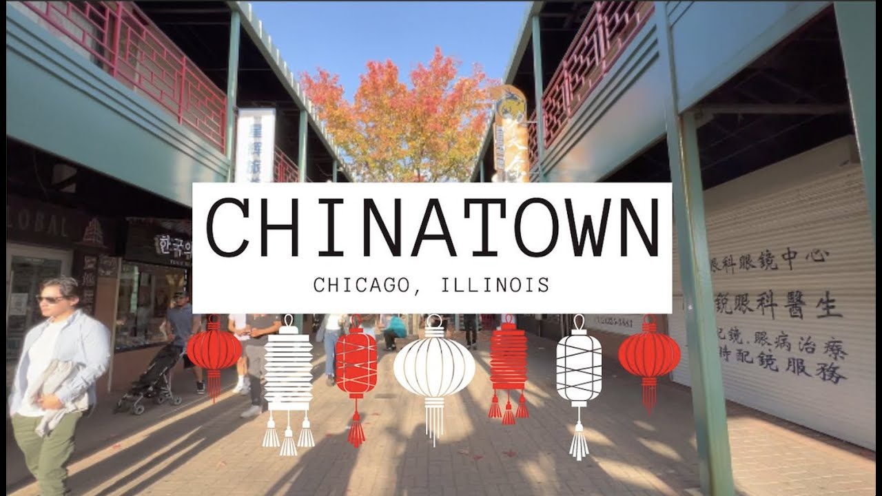 Chicago CHINATOWN Walking Tour- GROCERY STORES - CHINESE CANDIES and FOOD - October 2022