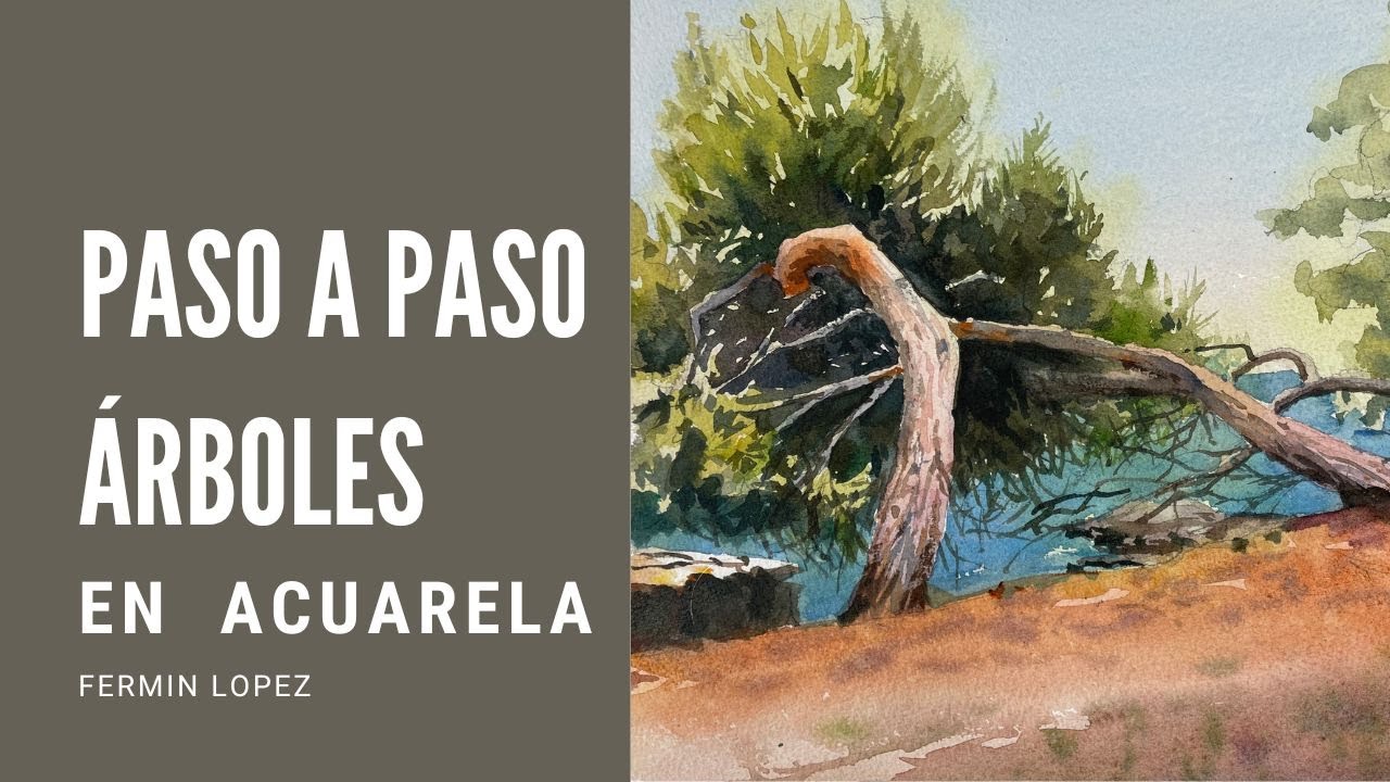 Cómo pintar un árbol con Acuarelas