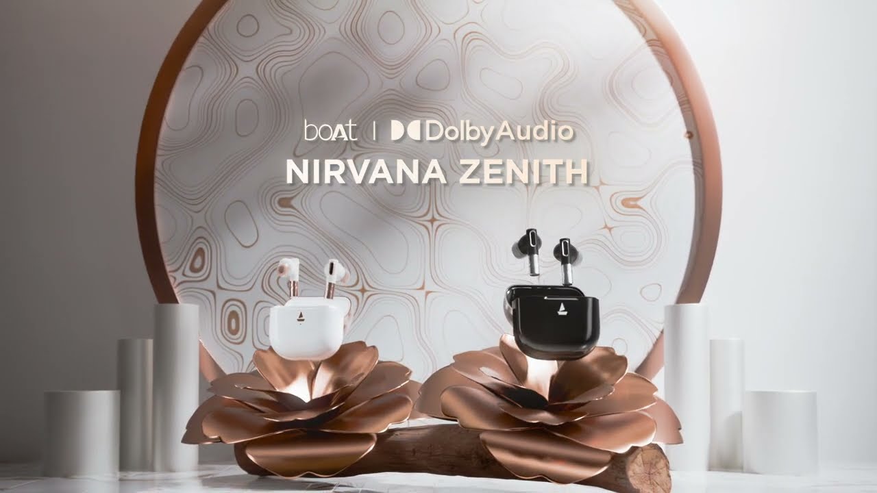 boAt | Nirvana Zenith Wireless Earbuds | 6x Mics with AI ENx&trade; Tech