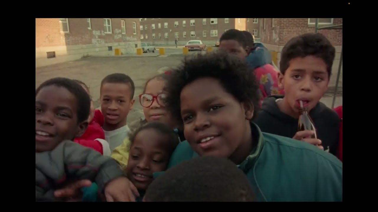 Route 1/USA (1989). Bridgeport scenes (clip 1 of 2)