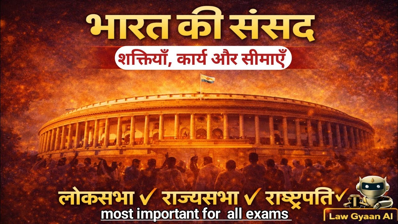 भारत की संसद: शक्तियाँ, कार्य और सीमाएँ | Parliament of India Explained