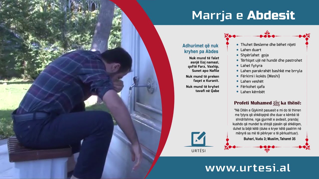 Si të marrim abdest të rregullt