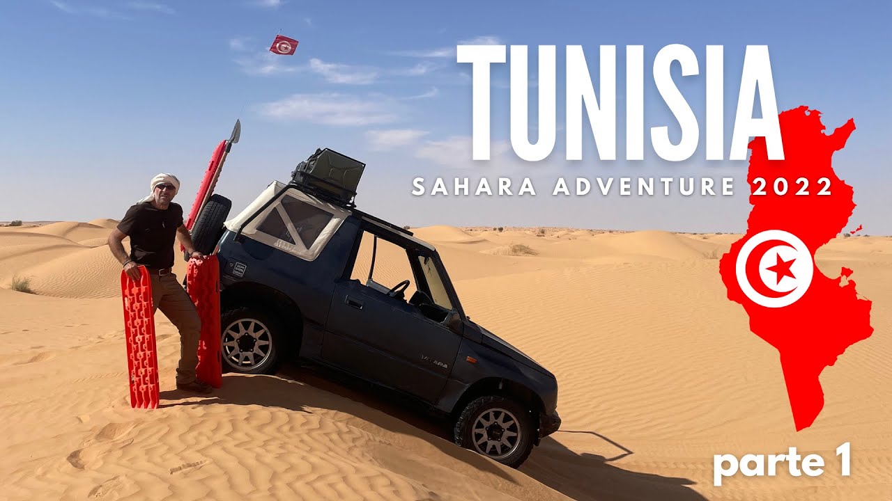 Vlog Tunisia Adventure 2022 - Deserto del Sahara Parte 1. Sempre con Suzuki Vitara camperizzata !