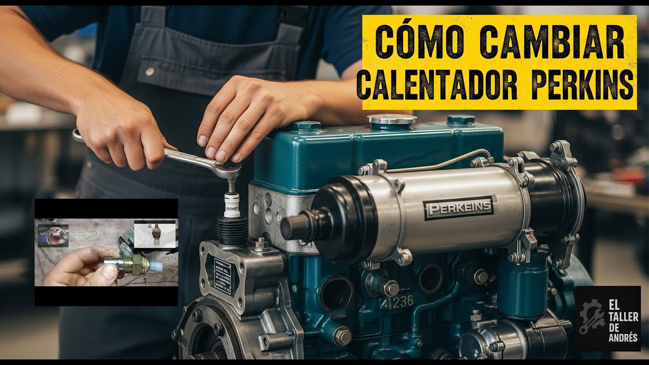 Cómo Cambiar el Calentador del Motor Perkins 4236, Q20, 4203 (Fase 4 y Fase 6)