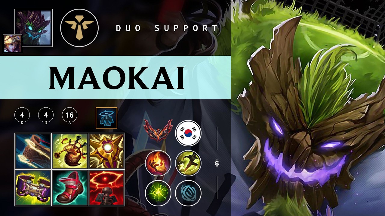 Maokai Support vs Braum - KR Grandmaster Patch 26.04