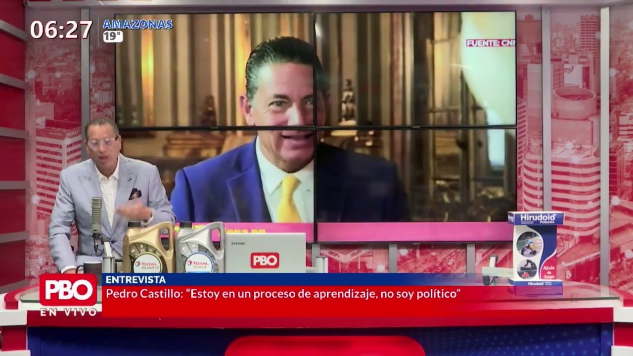 Pedro Castillo en CNN (Parte 1) - Reafirma que está en un proceso de aprendizaje en el Perú | PBO