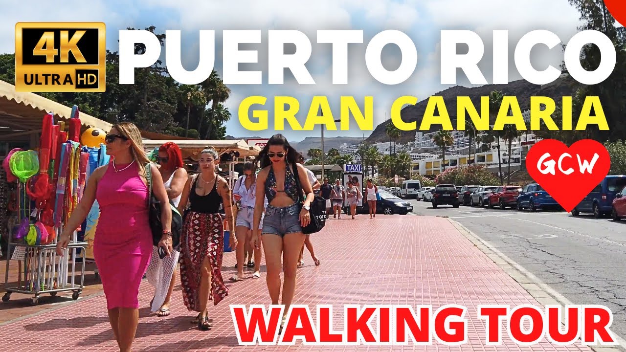 PUERTO RICO Gran Canaria 2024 🔴 Beach to Angry Birds Park