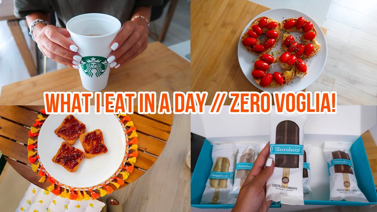 WHAT I EAT IN A DAY // non ho voglia di cucinare 🍅🍌