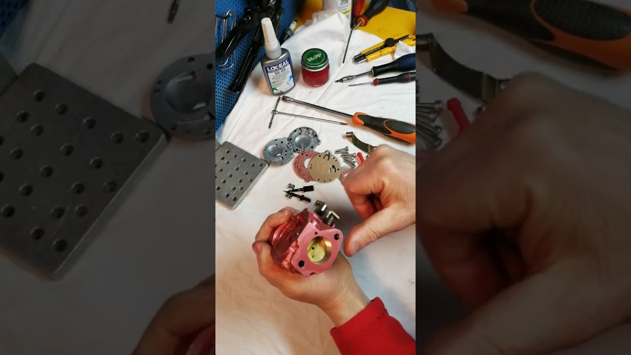 Come revisionare un carburatore kart 100 da 24mm a membrane. 1a parte. by Pippo.
