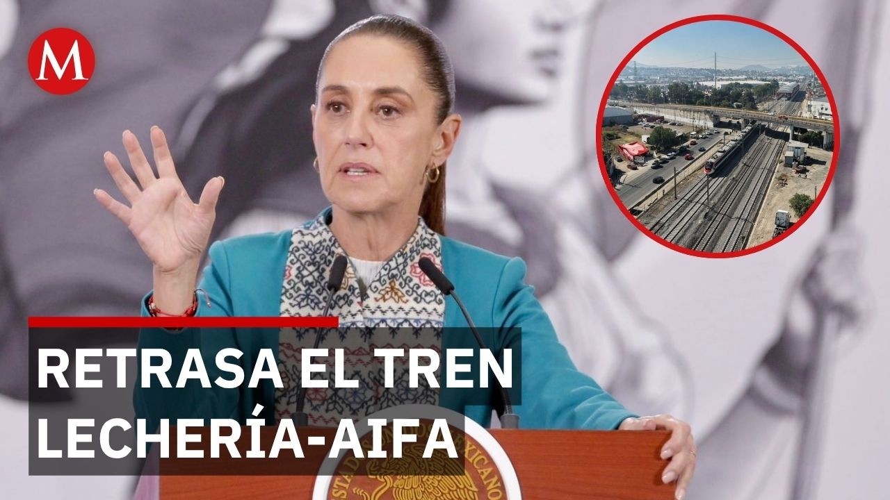 Sheinbaum confirma nuevos tiempos para la inauguraci&oacute;n del Tren Lecher&iacute;a-AIFA