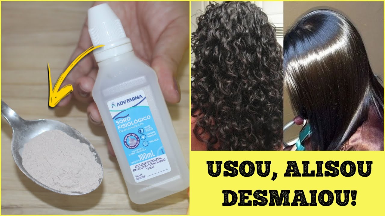 USOU, ALISOU, DESMAIOU! BASTA JOGAR ISSO 1 VEZ NO CREME / LISO E ALINHADO / RAIZ LISINHA SEM QUÍMICA