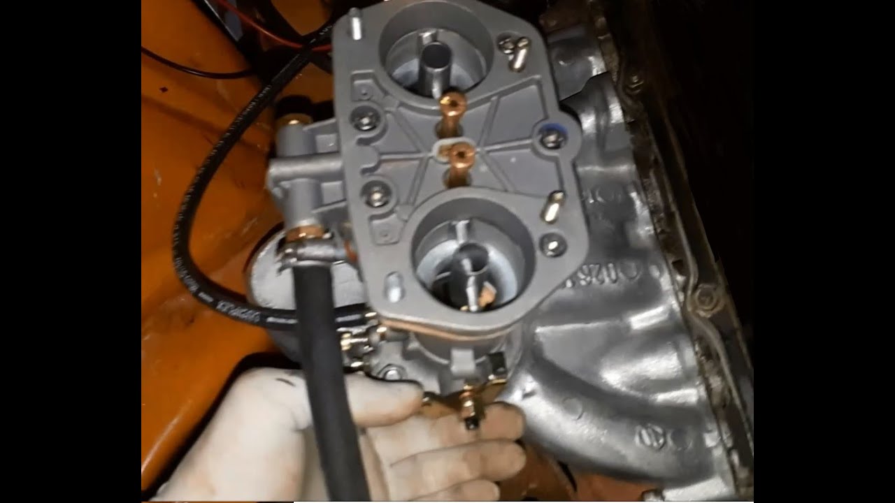 Como Instalar Carburador Weber 40 no Passat 1975 - 1.5 BR (MD) - Parte 1  | 7677 Mecânica de Antigos