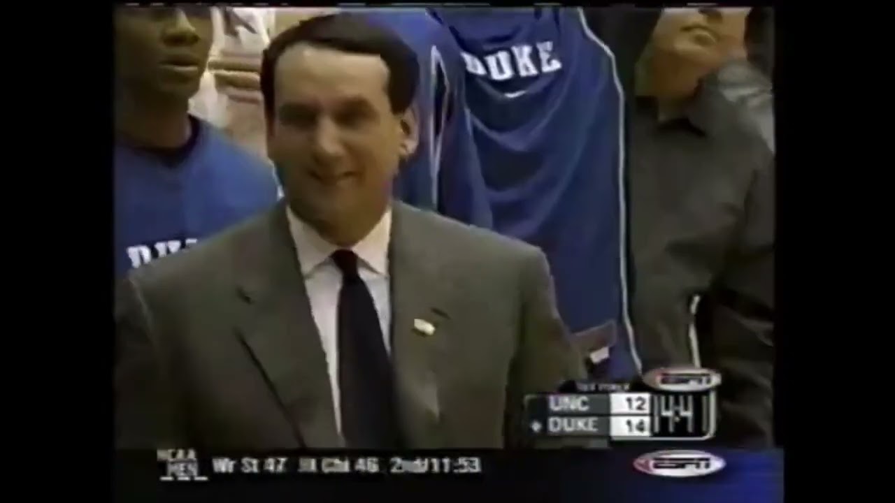 (2-5-2003) #3 Duke Blue Devils vs North Carolina Tar Heels