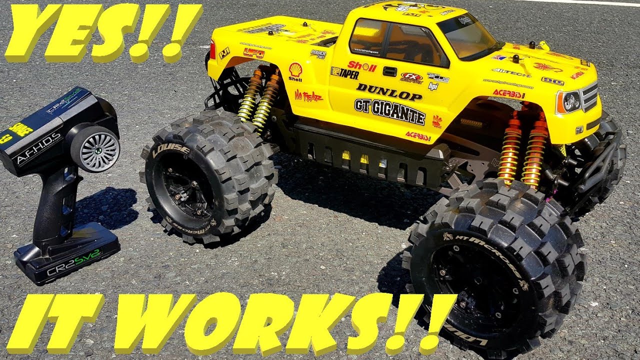 ОНО ЖИВО!! HPI SAVAGE NITRO TO ELECTRIC BRUSHLESS CONVERSION 1/8 RC 4X4 BEAST TRUCK