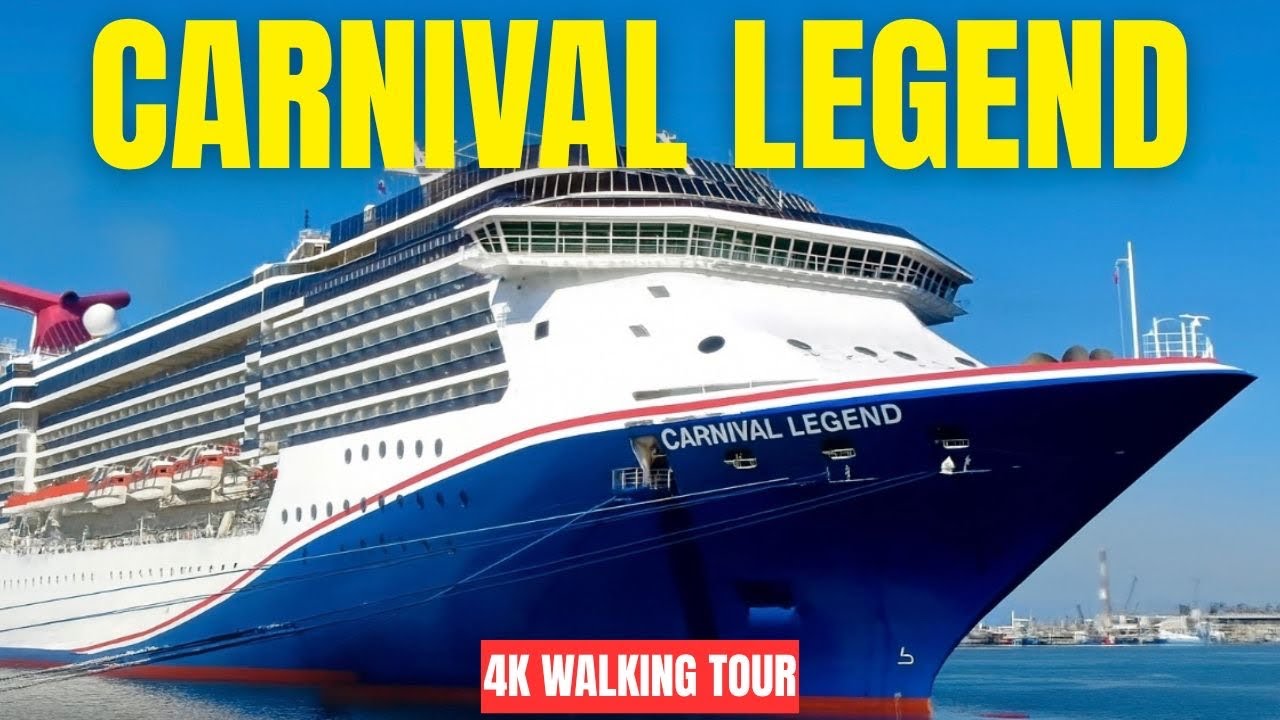 Carnival Legend Cruise Ship Walking Tour | Full Deck by Deck Tour in 4K
