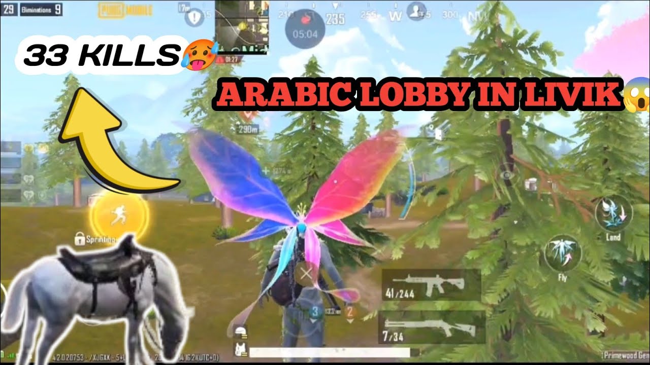 33 Kills🔥 | ARABIC Lobby in LIVIK 🥵 Full RushGameplay⚔️