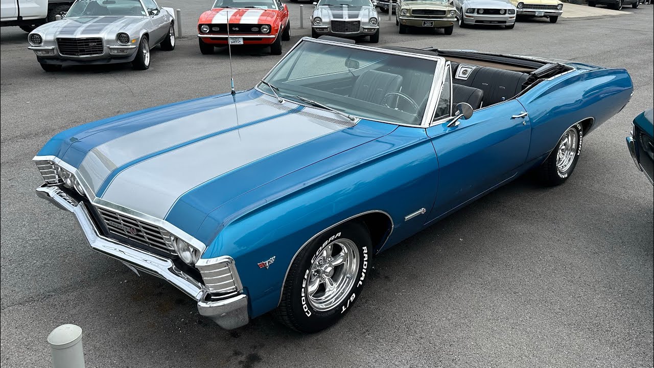 Test Drive 1967 Chevrolet Impala Super Sport Convertible SOLD $27,900 Maple Motors #2735