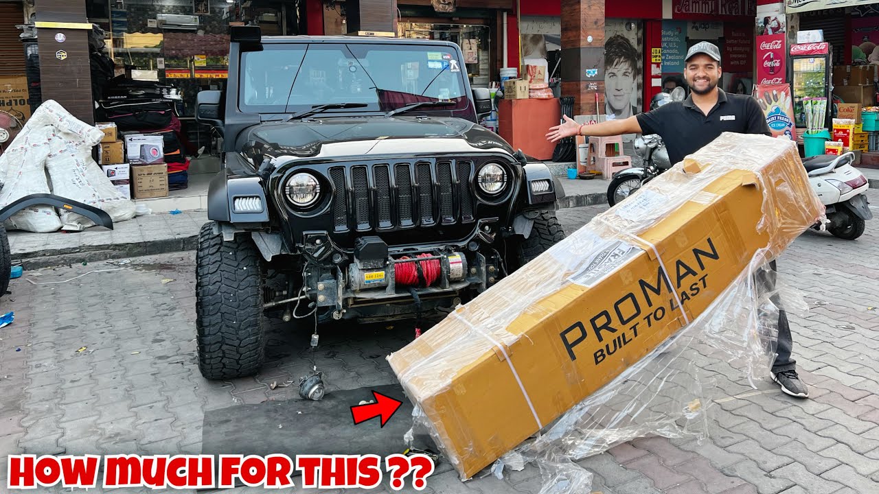 Changing my Thar's Bumper for 7th time | Most aggressive bumper by@promantools7850