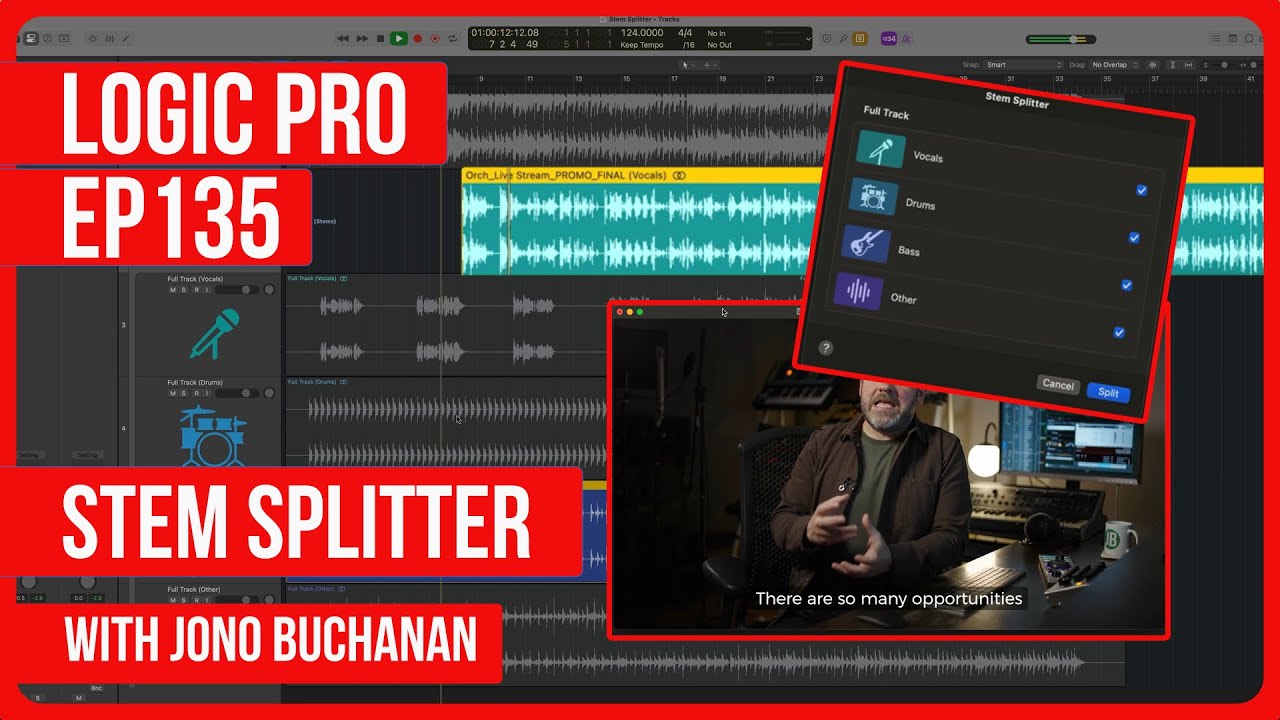 Logic Pro: Как использовать Stem Splitter
