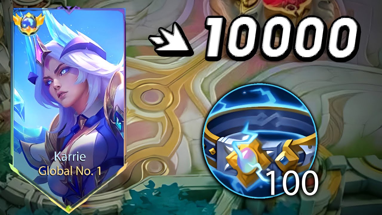 KARRIE FIRST ITEM THUNDERBELT IS TOO TANKY IN LATEGAME!😱 | KARRIE BEST BUILD FOR 2025! (100% BROKEN)