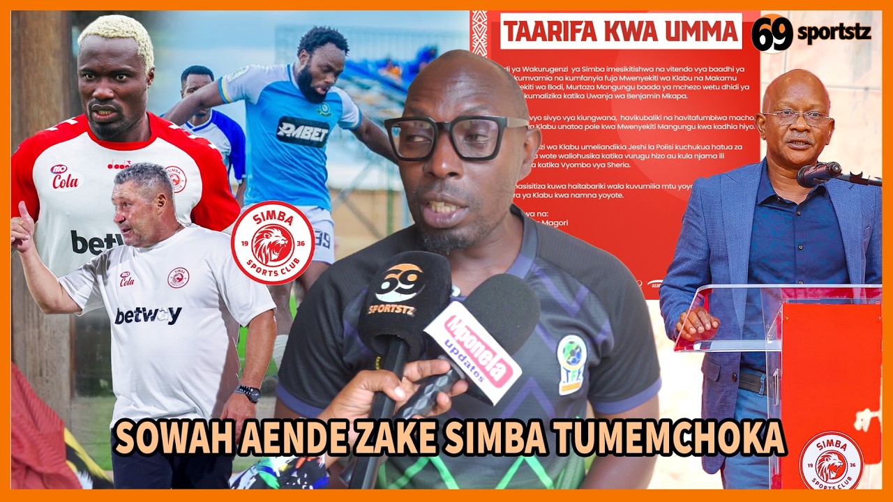 KISUGU ACHEKELEA SIMBA KUTEGUA  MBINU ZA. SINGIDA/TUNAJUA YANGA WAKAE MBALI NA HILI TFF WANAJUA