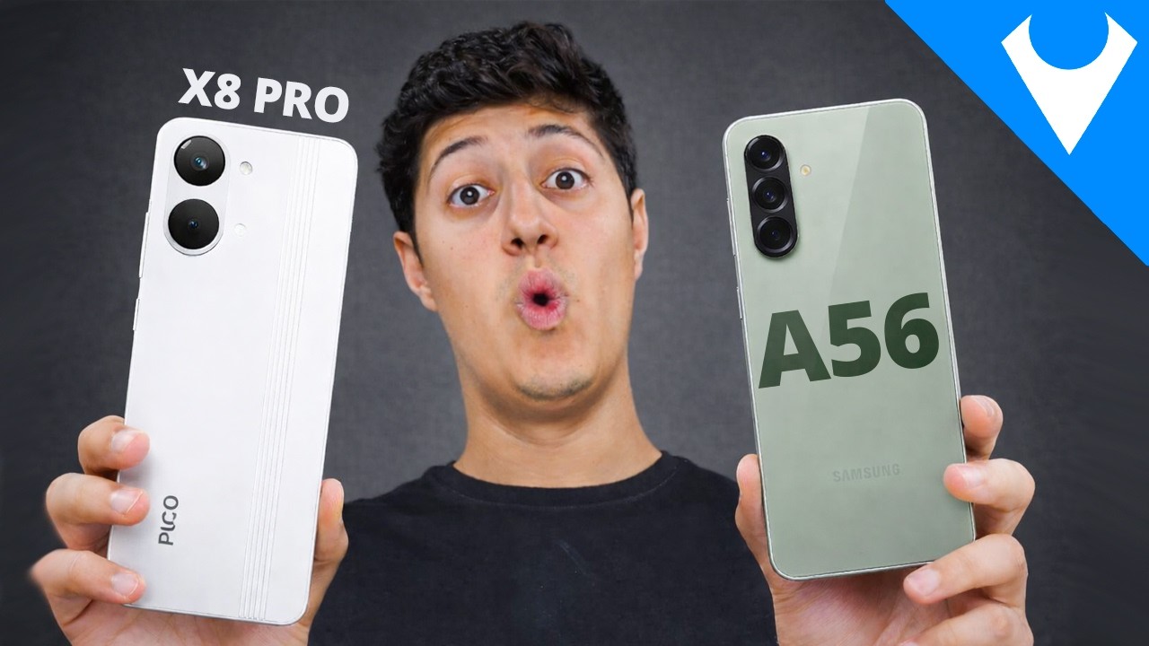 POCO X8 PRO &egrave; MELHOR e mais barato que o Galaxy A56? COMPARATIVO