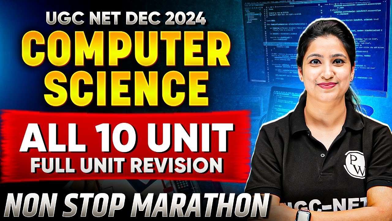 Computer Science | UGC NET Computer Science | Non-stop Marathon | UGC NET Dec 2024 | Puneet Mam