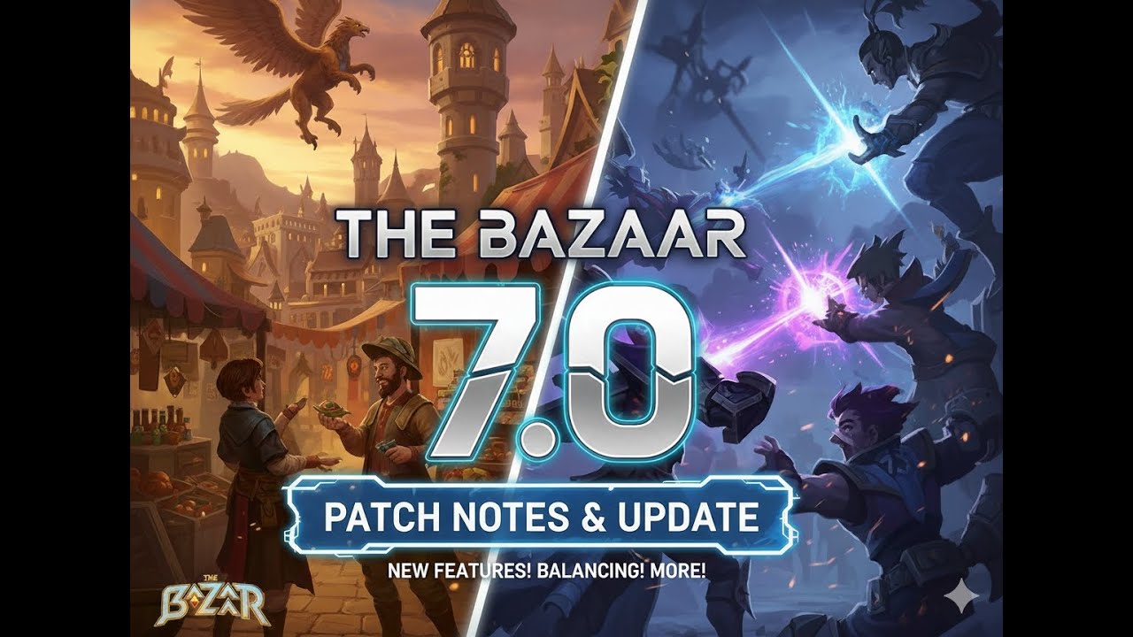 Patch notes review 7.0 - The bazaar